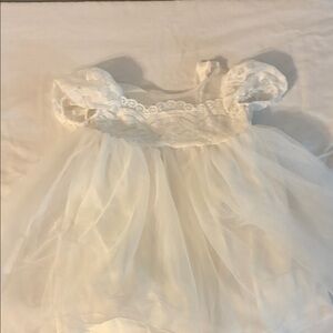SHEIN White Lace Formal Kids Dress
